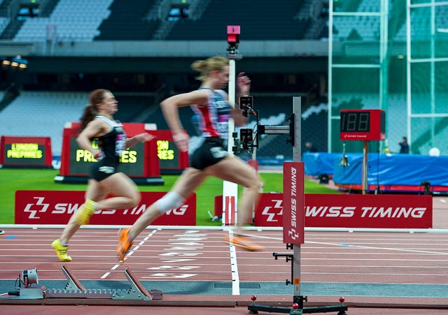 Athletics finish line